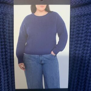 New Gap Women's Blue Sweater Size XXL